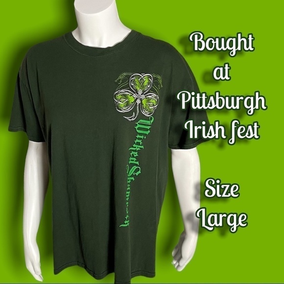 𝅺wicked Shamrock Festival Irish T-shirt - Picture 7 of 15